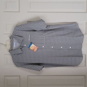 Columbia Omni-Shade Twisted Creek short sleeve shirt men's sz L